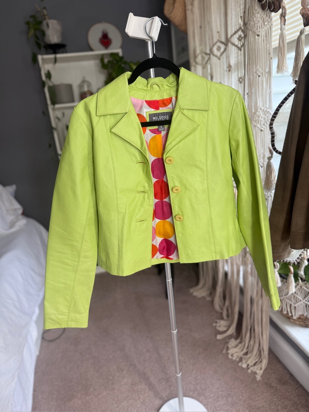 Wilsons Leather Green Women's Jacket